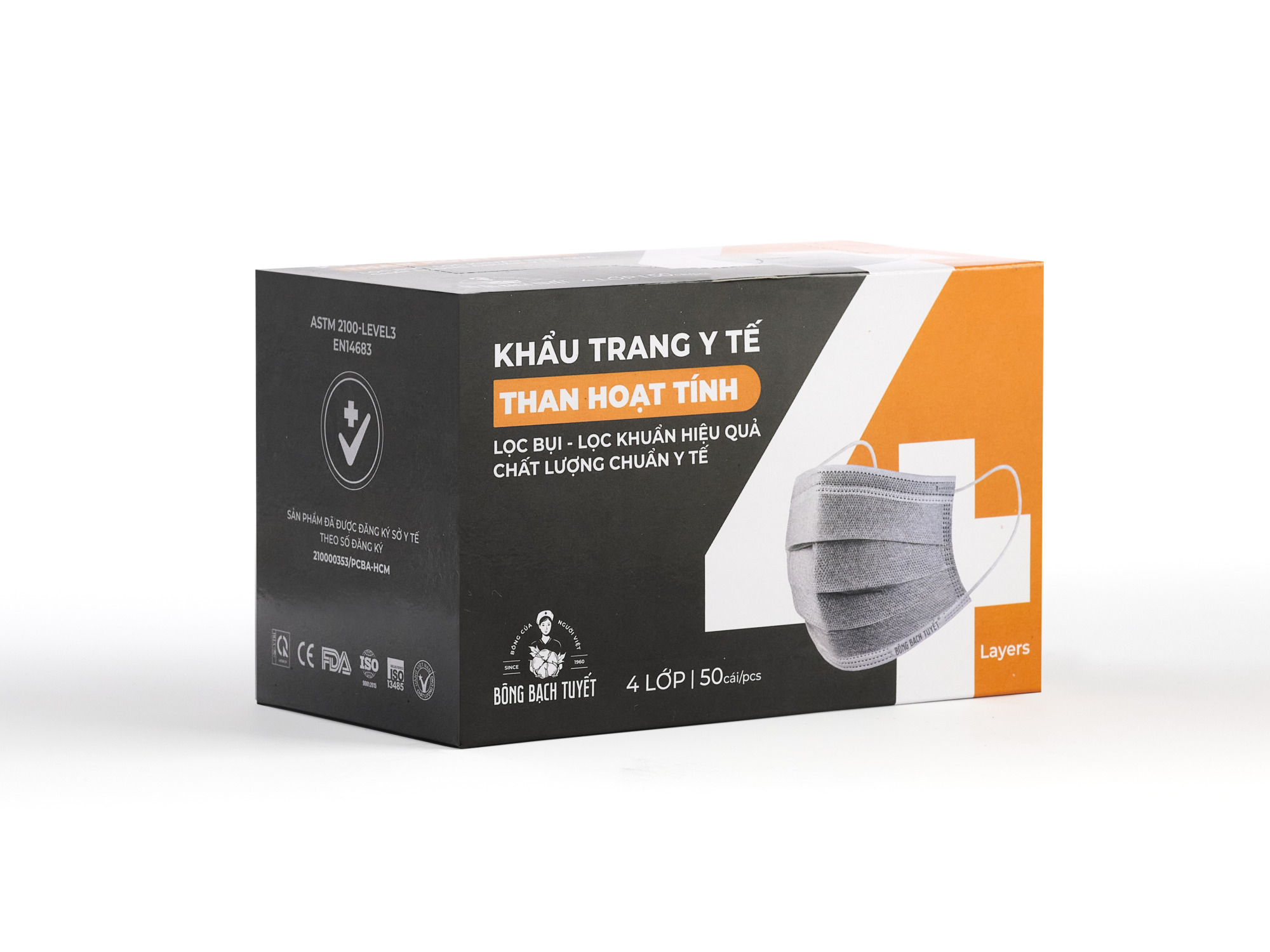Bong Bach Tuyet 4-layer Activated Carbon Face Mask
