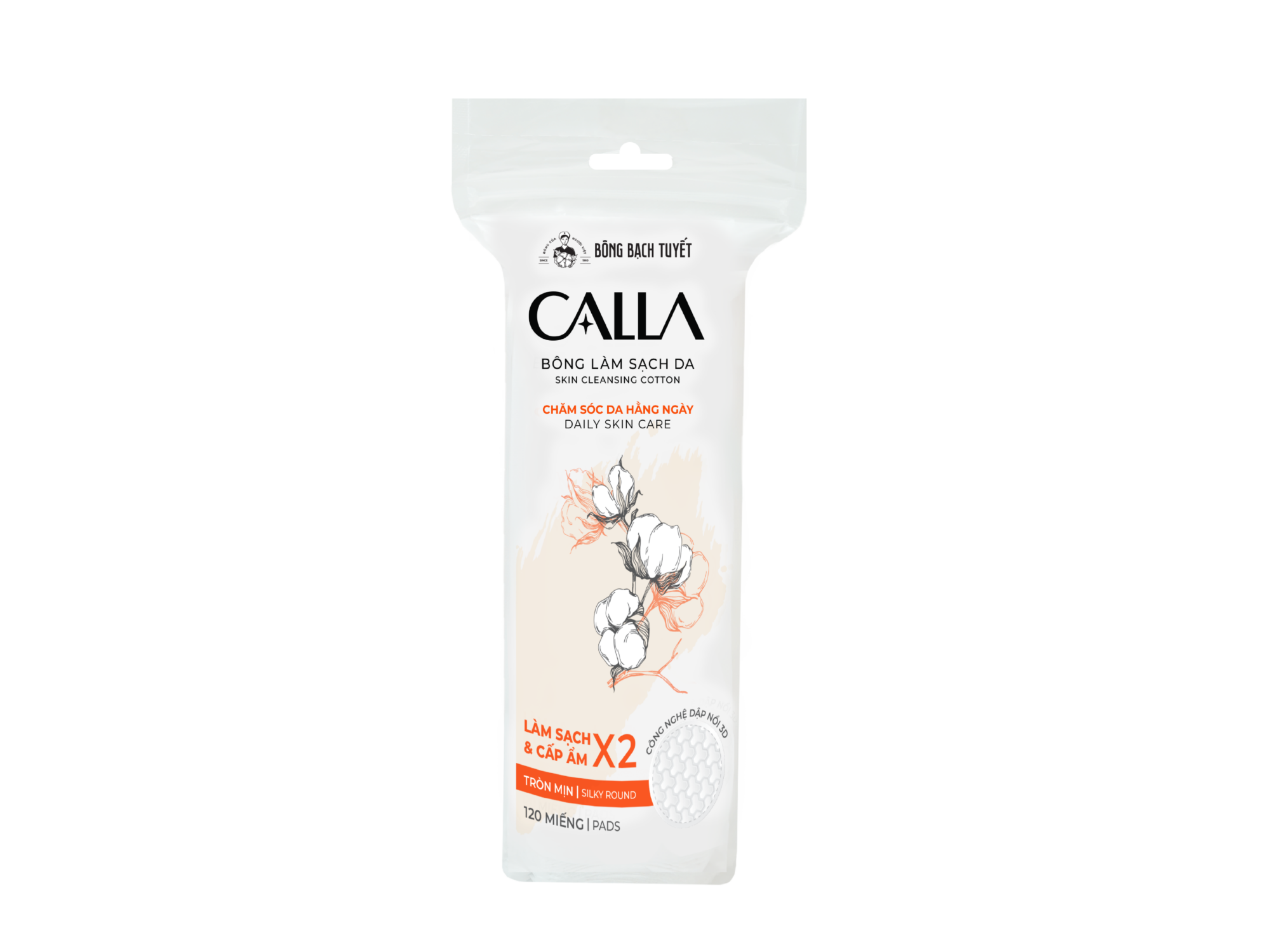 Calla tròn 3D 120 miếng