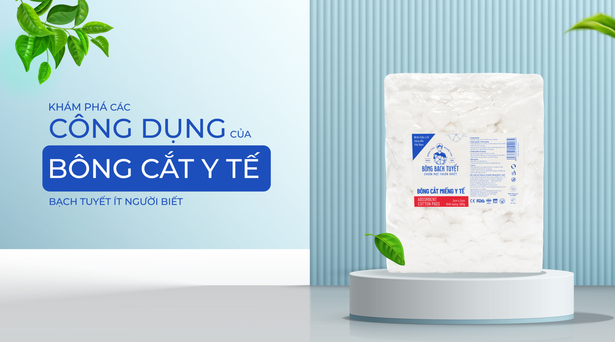 Khám phá các công dụng của bông cắt y tế